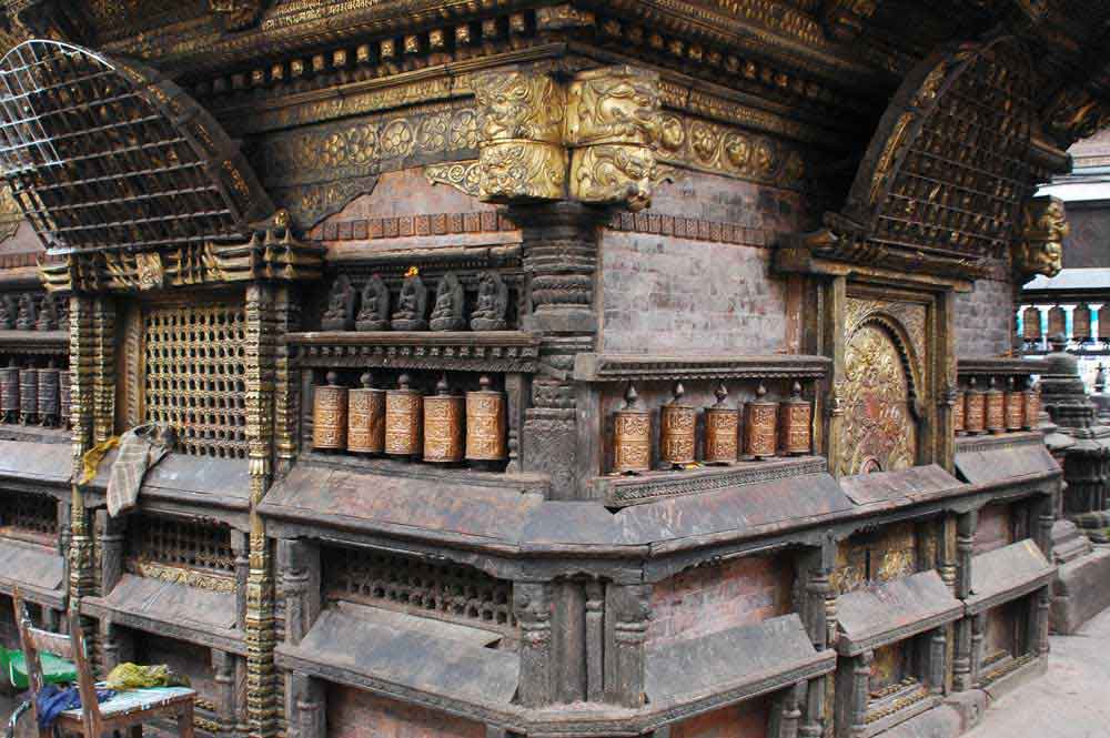 17 - Nepal - Kathmandu, stupa de Svayambhu Mahachaitya